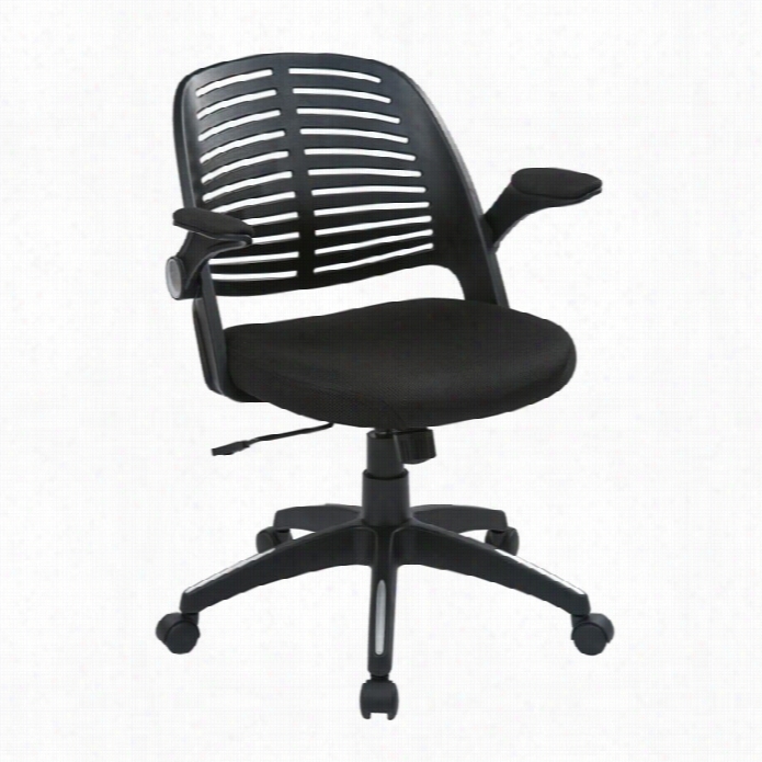 Avenue Six Tyler Black Office Chair Withframe In Black