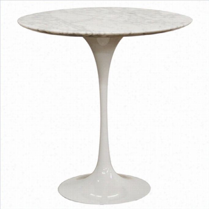 Baxton Studio Immer End Table In White