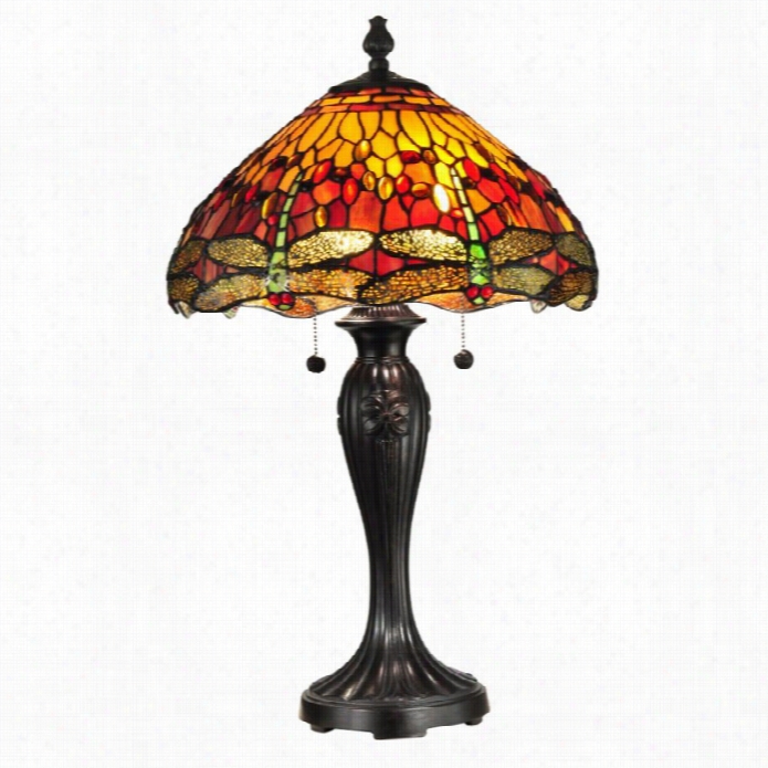 Dale Tiffany Reves Dragonfly Table Lamp