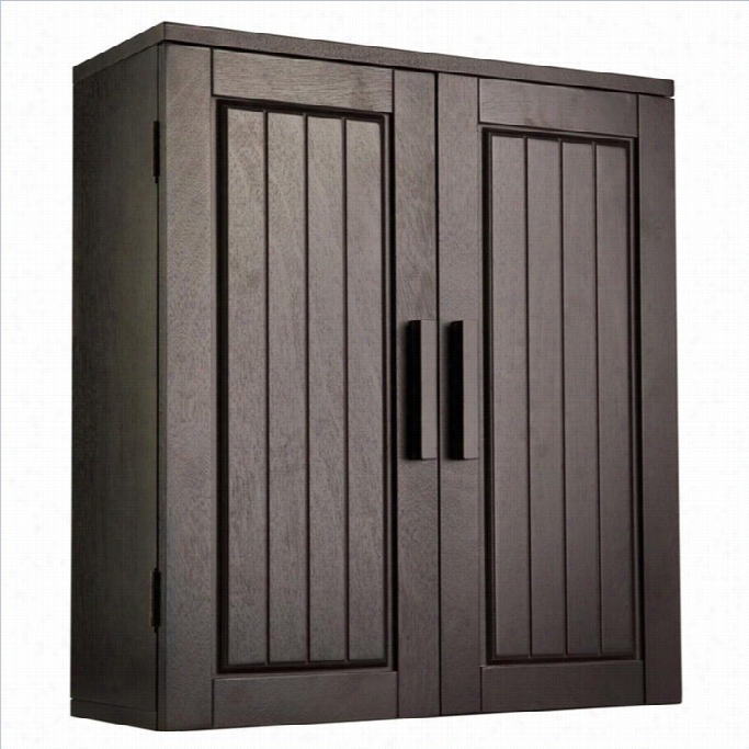 Graceful Home Fashions Catalina 2-door Wall Cabinet I Dark Espresso