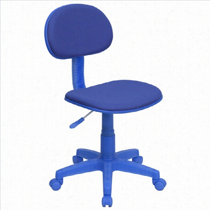 Flash Furniture Eryonomic Task Office Chair In Blue