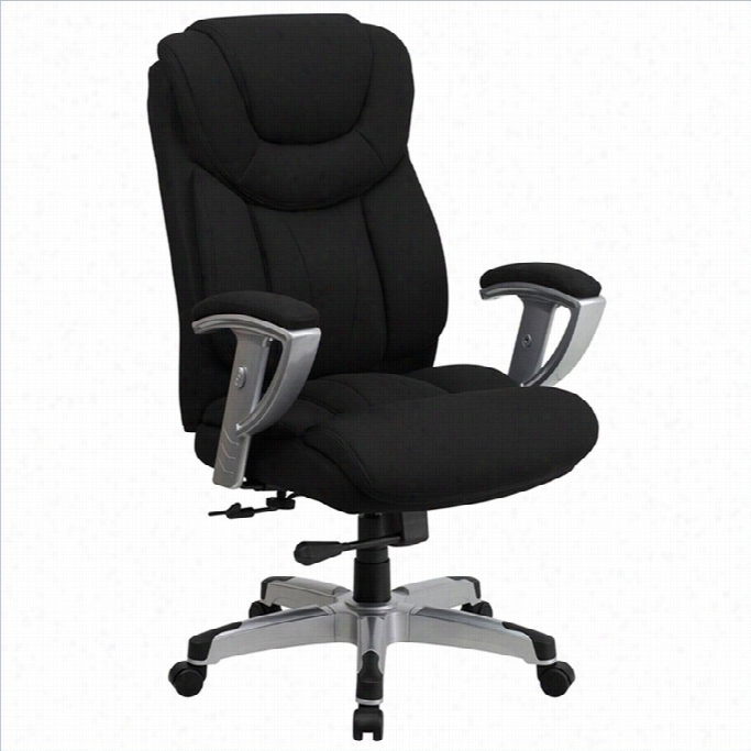 Flash Fu Rniturs Hercules Series Tall Office Chair With Arms In Black