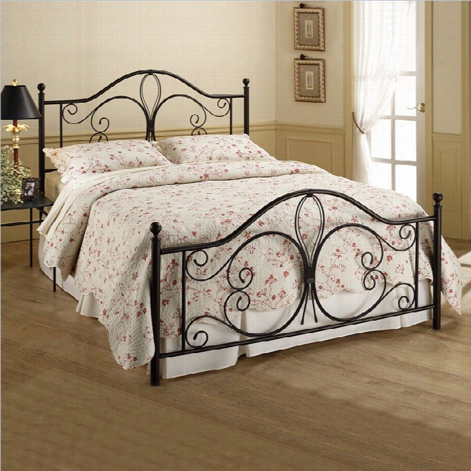 Hillsdale Milwaukee Antique Metal Po Ster Bed In Brown Finish-twin