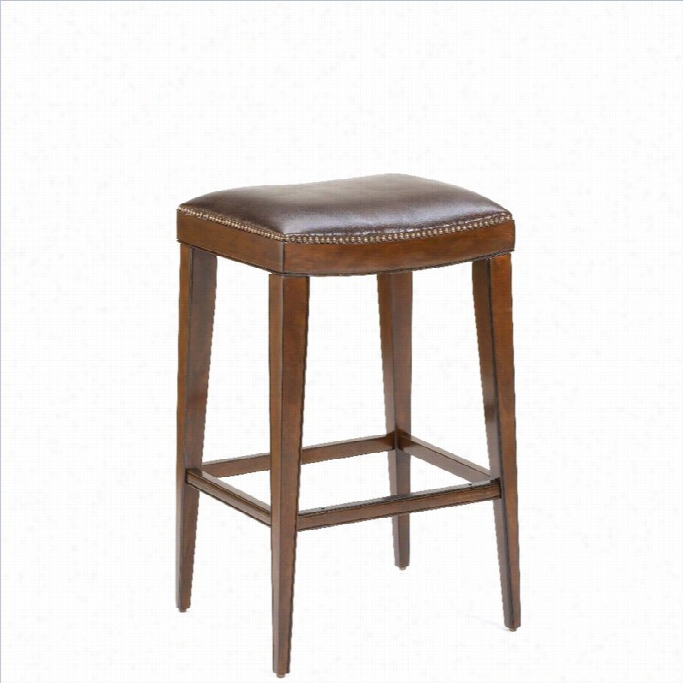 Hill Sdale Riverton 26 Bacless Counter Stool In Rusfic Cherry