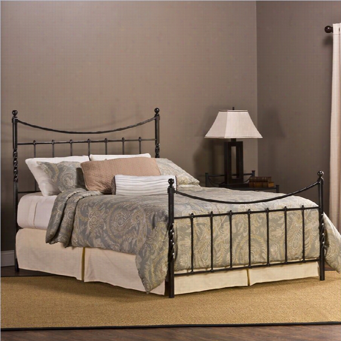 Hillsdale Sebastion Headboard And Foo Tboard In Weathered Black-full