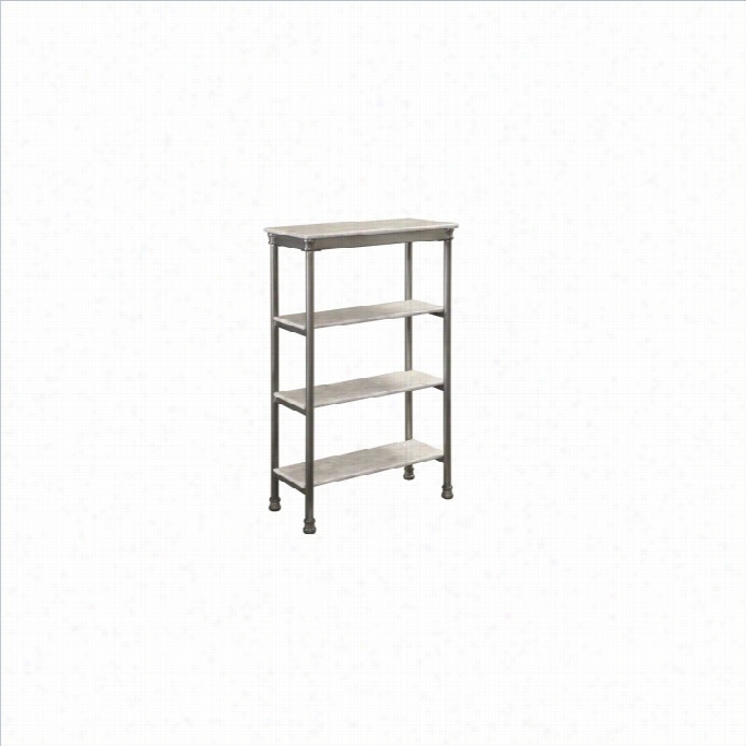 Home Styles The Orleans Four Tier Shelf In Hoary And Marble