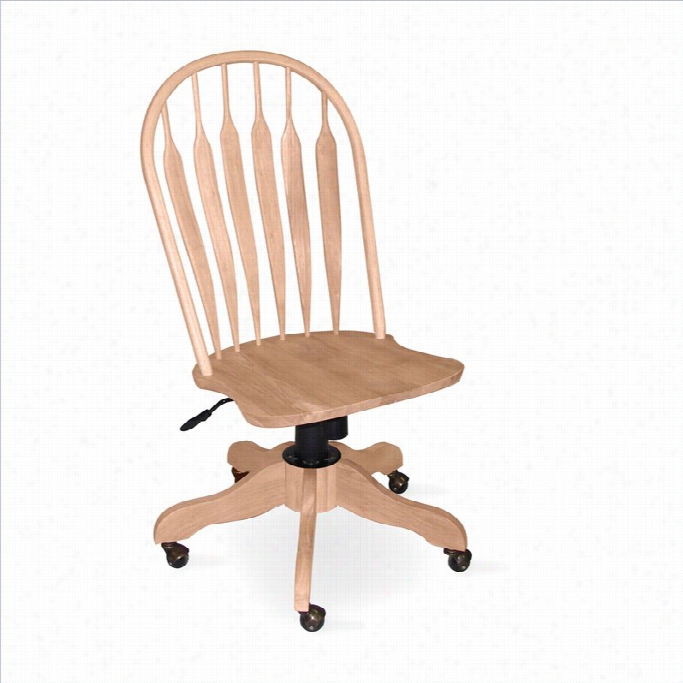 International Conepts Steambent Windsor Ofvice Chair With Base