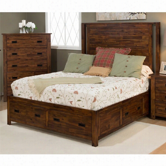 Jofra Ncoolidge Nook King Storage Bed In Brown