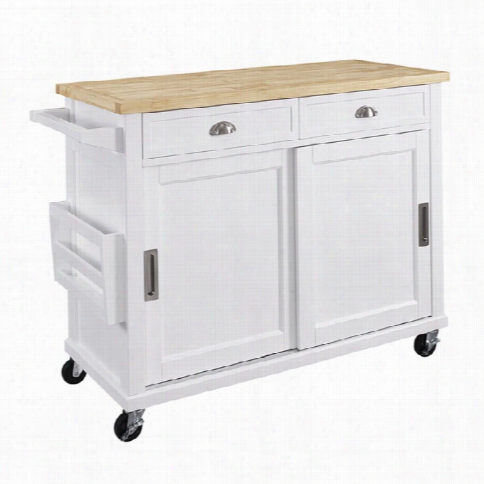 Linon Sherman Kitchen Island In Of A ~ Color
