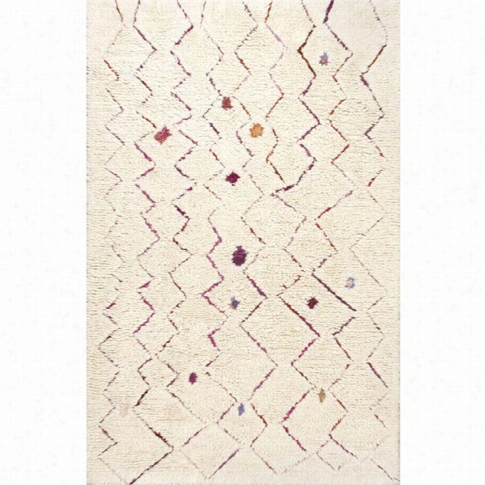 Nuloom5' X 8' Moroccan Jeollen Rug In Natural