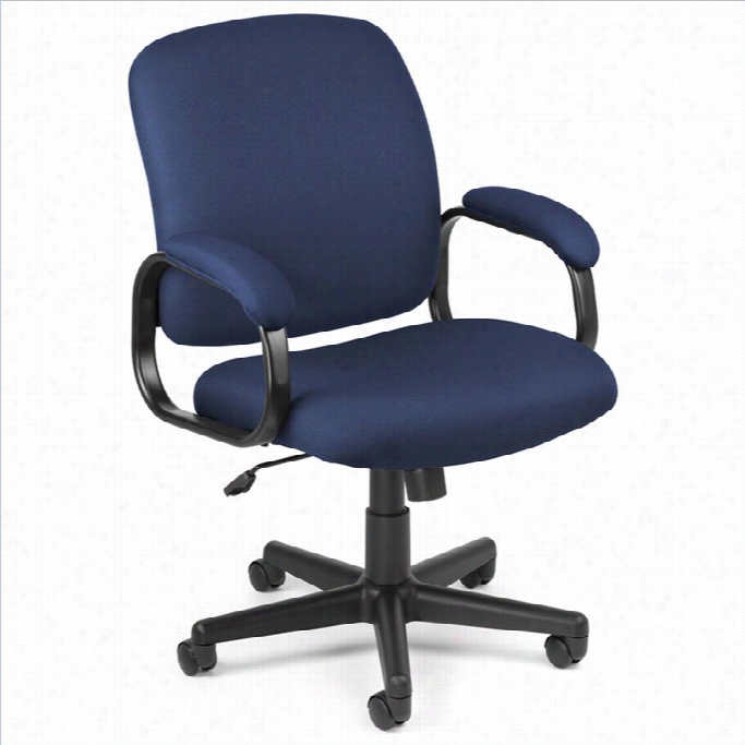 Ofm Executive Low-bacck Task Office Chair In Navy
