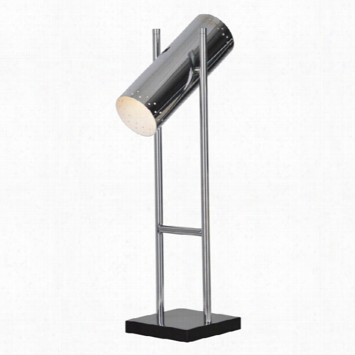 Renwil Dispatch Table Lamp Inn Chrome