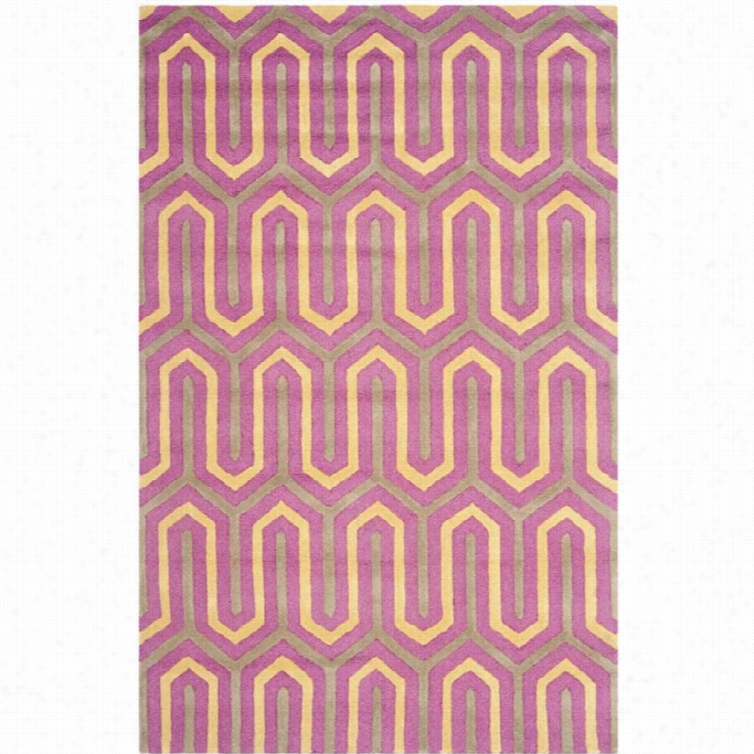 Safavieh Cambridge Fuchsia Transitional Rug - 4' X 6'