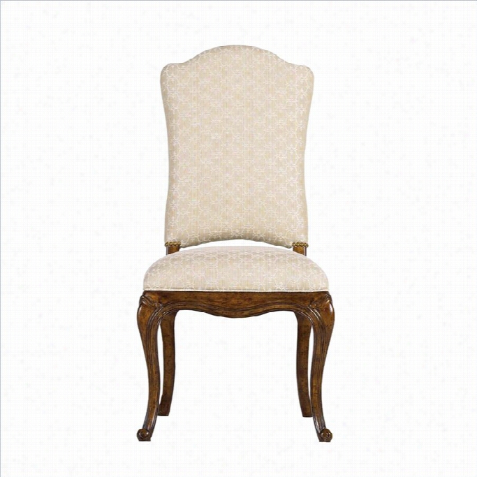 Stanley Furniture Arrondiissement Volute Dining Chair In Heirloom Cherry