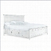 Magnussen Kentwood Panel Bed With Storage in White
