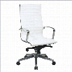 Office Star Deluxe White Eco Leather High Back Managers Office Chair