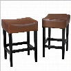 Trent Home 26 Counter Stool in Hazelnut (Set of 2)