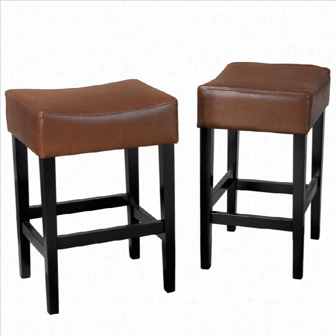 Trent Home 26 Counter Stool In Hazenut (set Of 2)