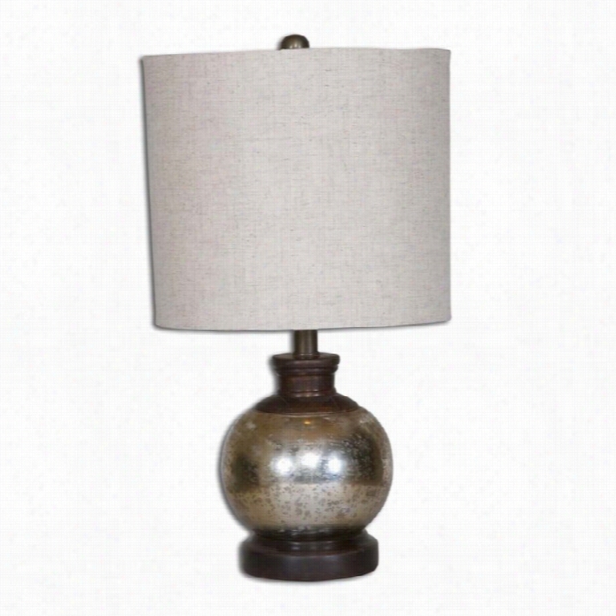 Uttermost Arago Antiique Glass Table Lamp