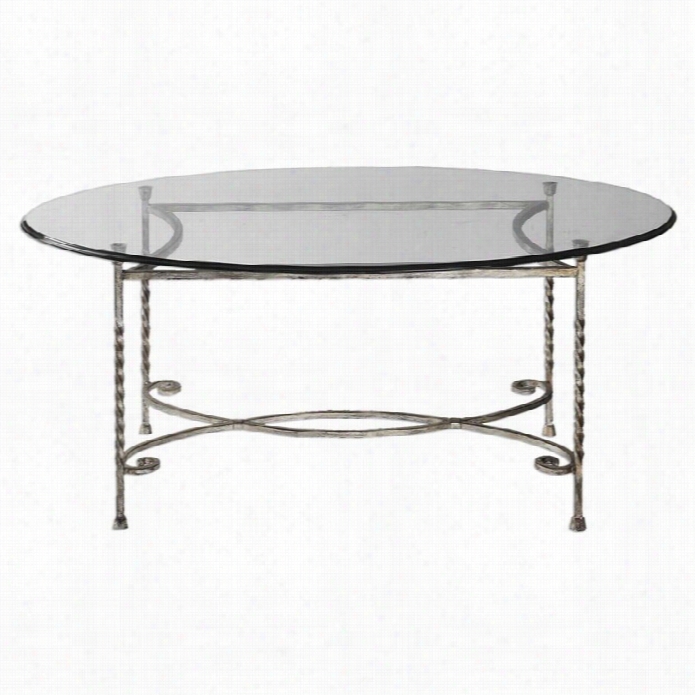 Uttermost Nuncia Glass Coffee Table