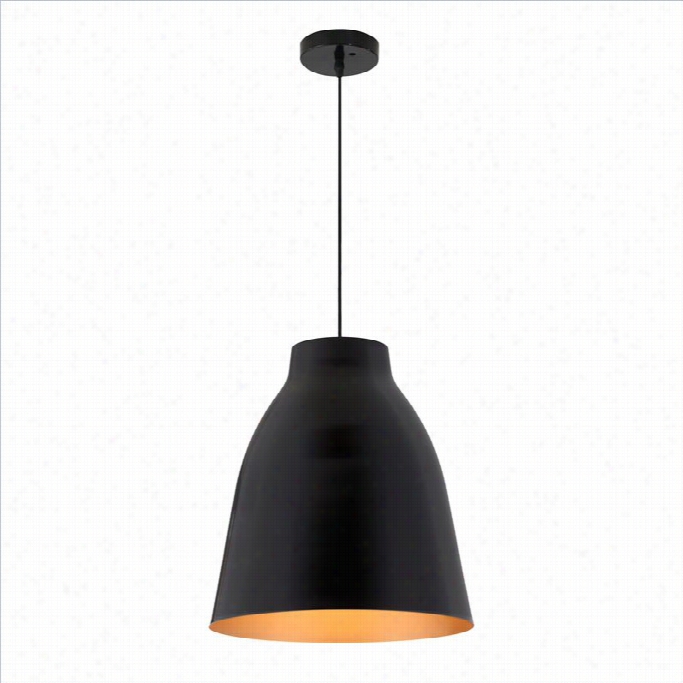 Zuo Bronze Ceili Ng Lamp In Matte Black