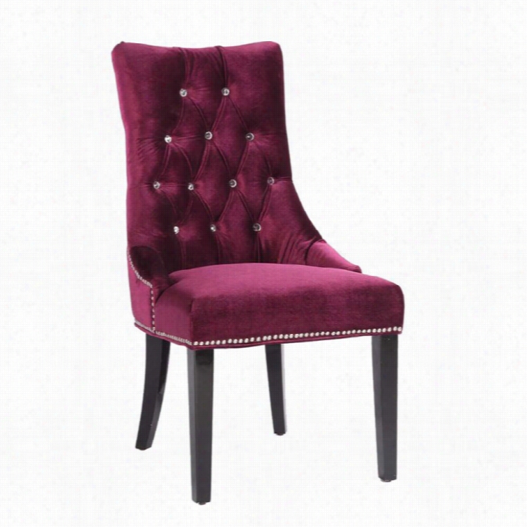 Armen Liv Ign Carlyle Side Chair In Purple