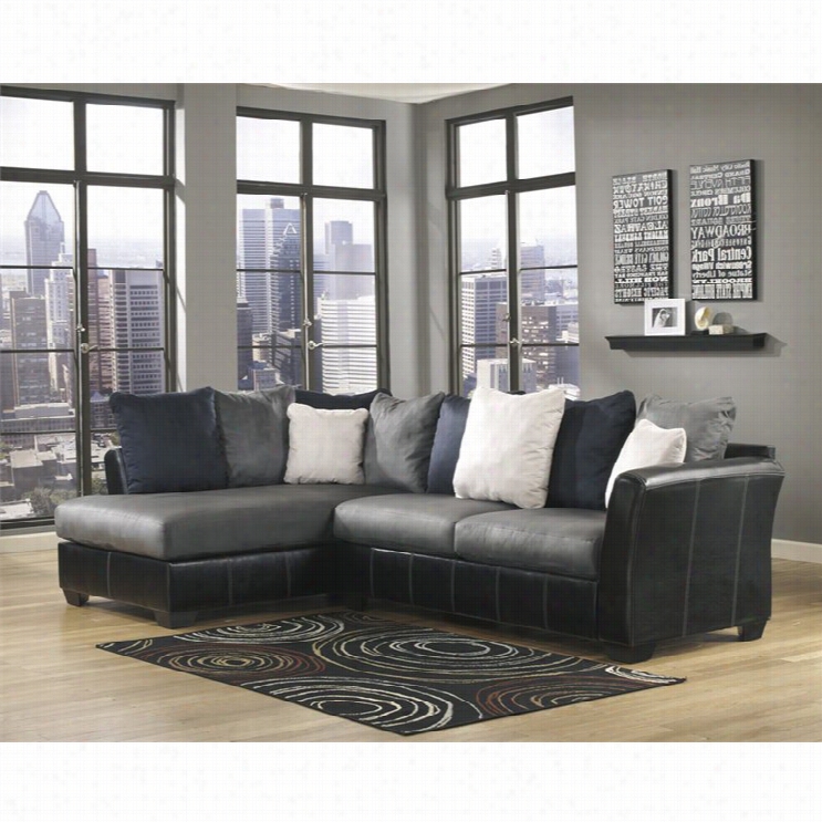 Ashley Furniture Masoli 2 Piece Left Facing Sectional  In Cobblestone