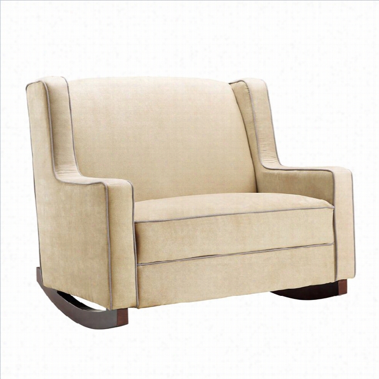 Baby Unbend Hadley Double Rocker I N Beige  Microfi B Er