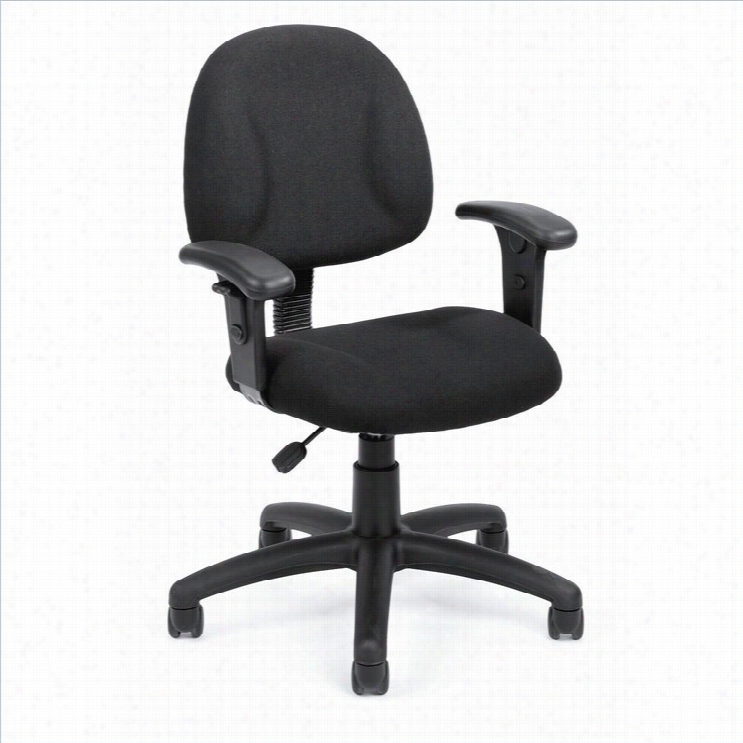 Stud Offfice Products Dx Posture Office Chair With Adjustsble Arms In Black