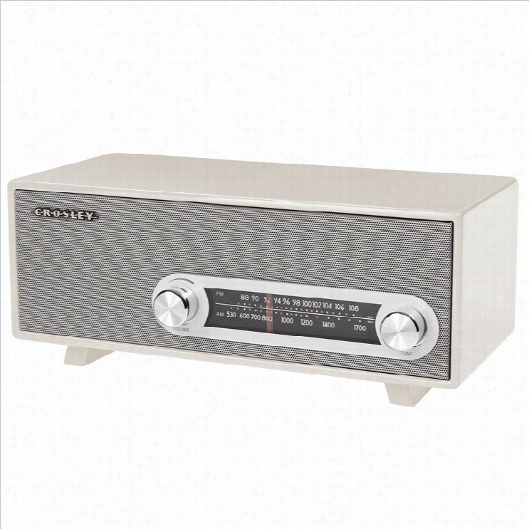 Crosley Radio Ranchero Radio In White