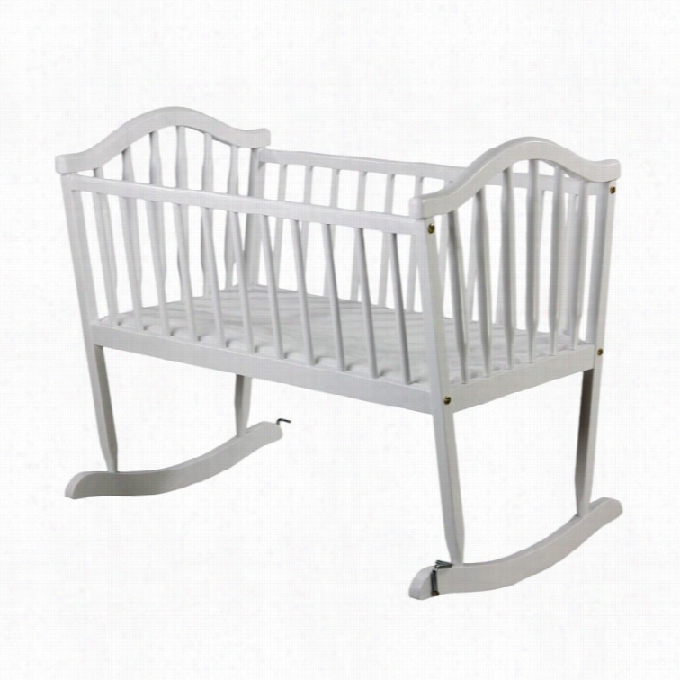 Dream On Me Rocking Cradle In White