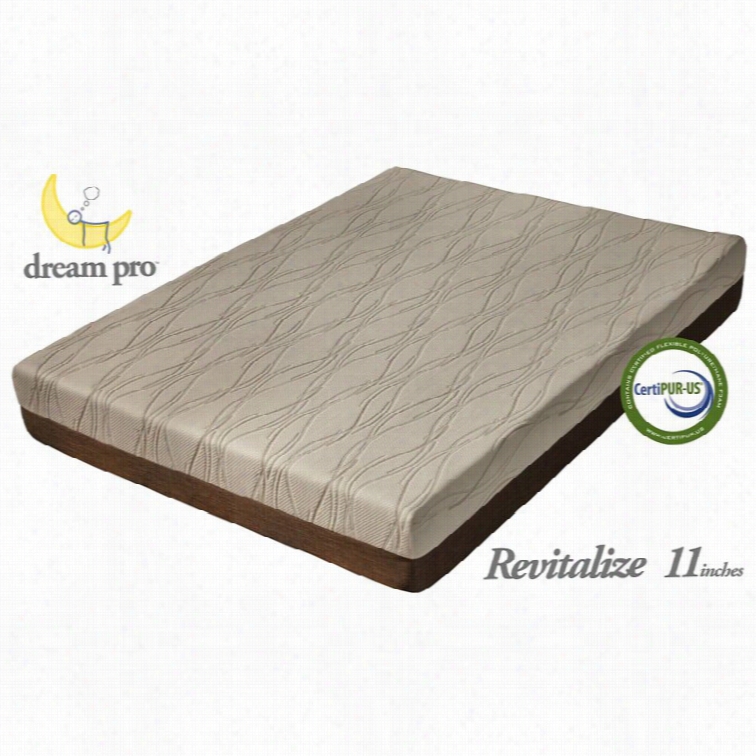 Dream Pro Revitalize 11 Inch Gel-infused Queen Recollection Foam Mattress