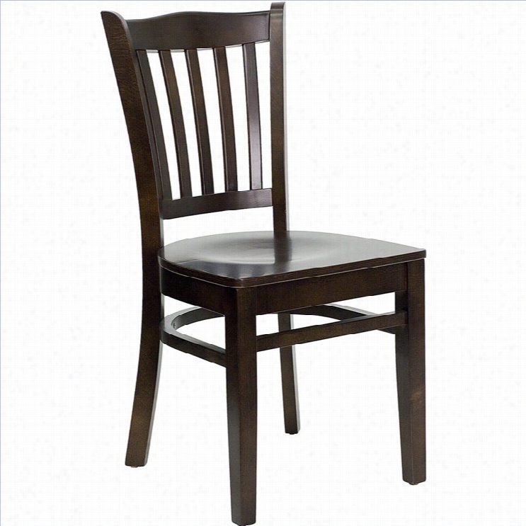 Flash Furniturs Hervules Series Restwurant Dining Chair In Walnut