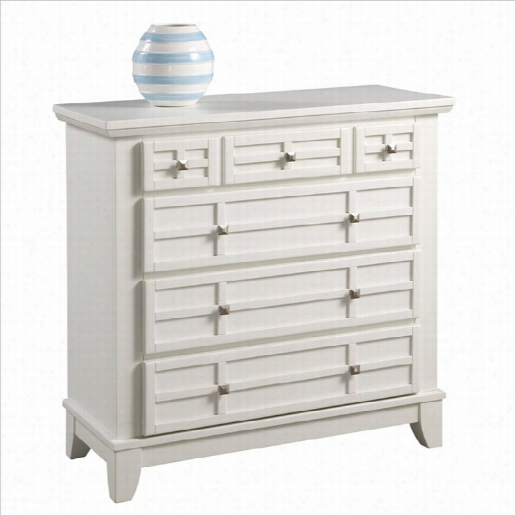 Home Styles Arts & Crafts Chest Ib White Finish