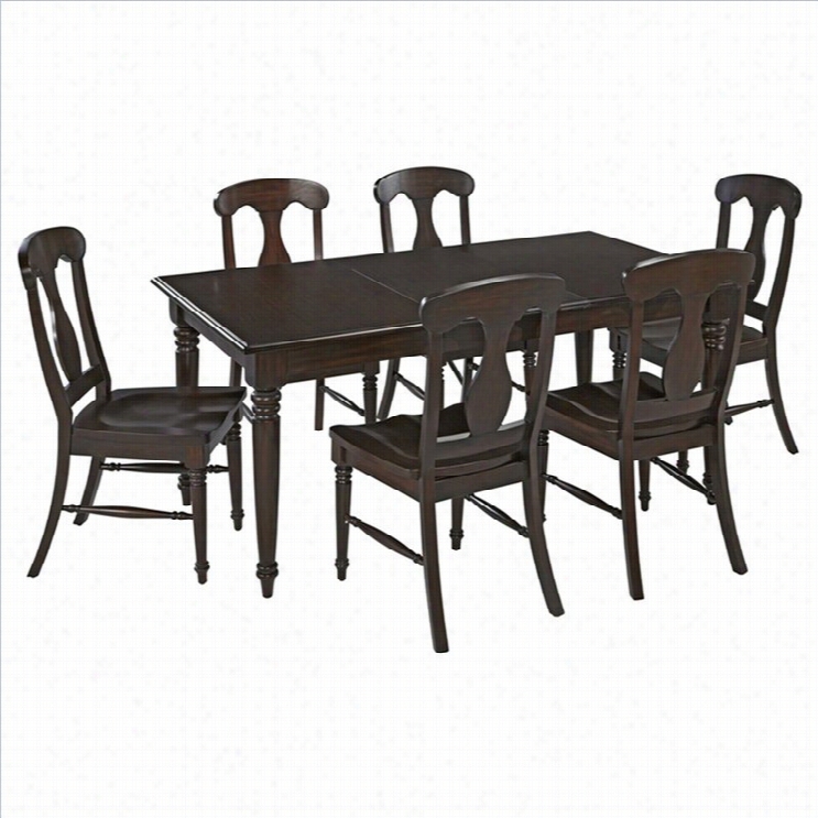 Home Styles Bermuda 7 Piece Dihing Set In Espresso