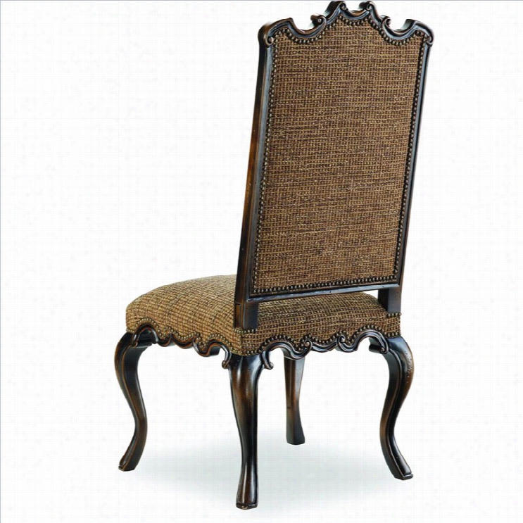 Hooker Furniture Sanctuary  Ccanterburry Dining Chair In Brown Tweed