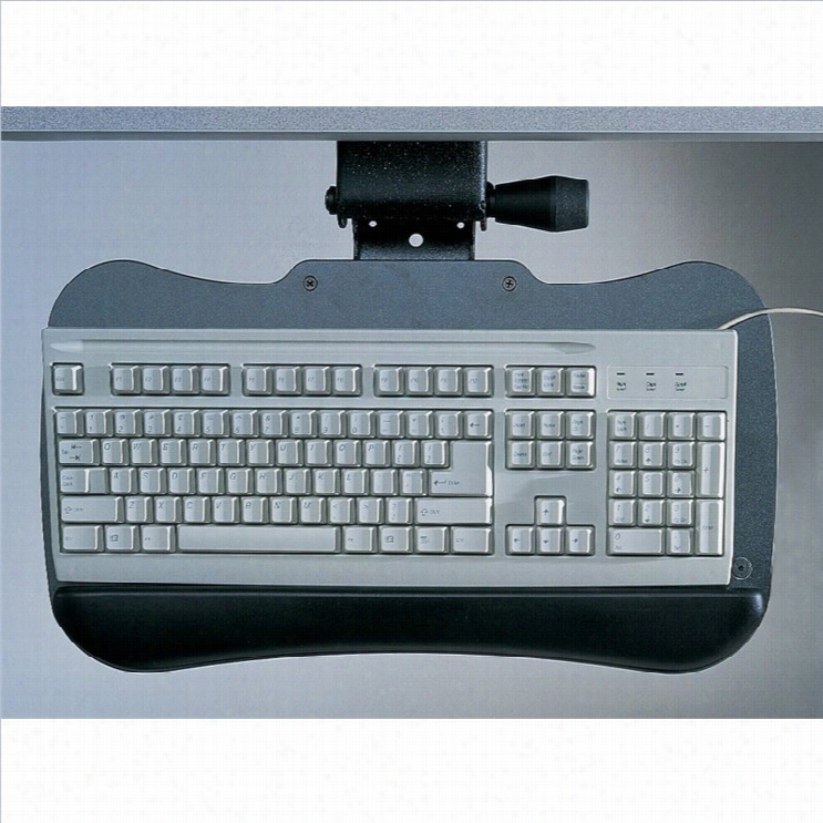 Mayline Elan Retractable Keyboard Platform In Blackk