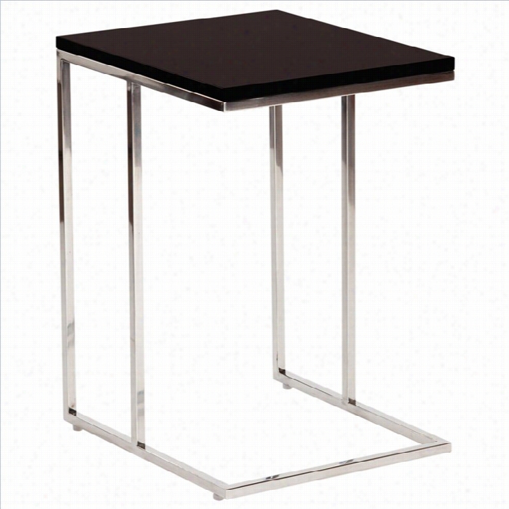 Moe's Posta Side Table In Charcoal