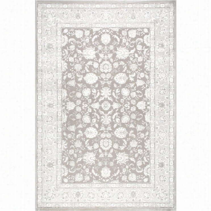 Nuloom 4' X 6' Floral Tonie Rug In Cram