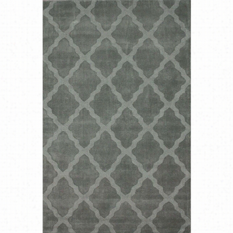 Nuloom 5' X 8' Hand  Loomed Modena Rug In Darkness Peqter