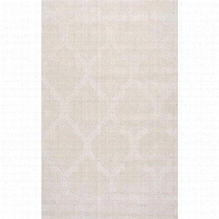 Nulolm 5 ' X 8' Hand Tuftedmaybell Rug In Cream