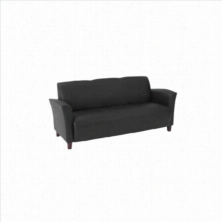 Office Star Furniture Breeze Ef Leather Sofa-lback