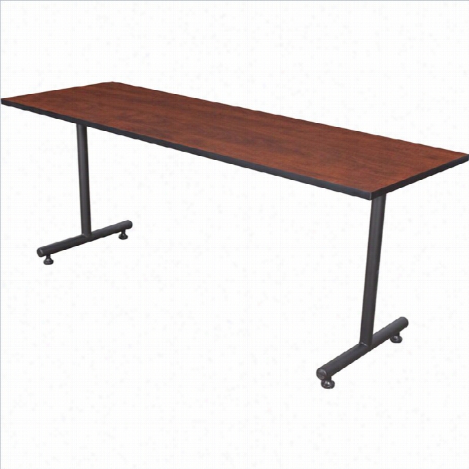 Regency Kobe 72 Inch Rectangular Training Table In Cherry