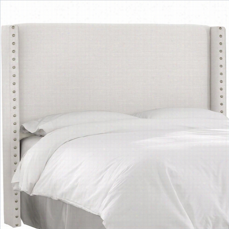 Skyline  Furniture Panel  Headboard In White-full