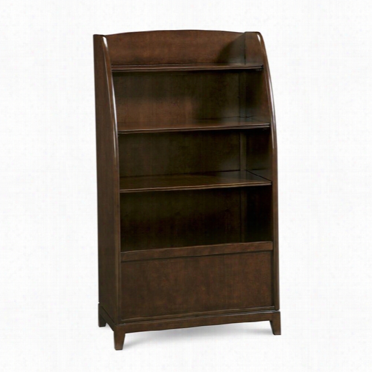 Smartstuff Freestyle 4 Shelf Wood Bookcase In Mocha