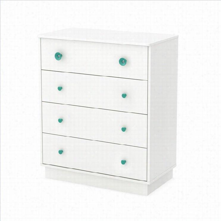 South Shore Li Ttle Monsters 44 Drawer Chest In Pure Pale