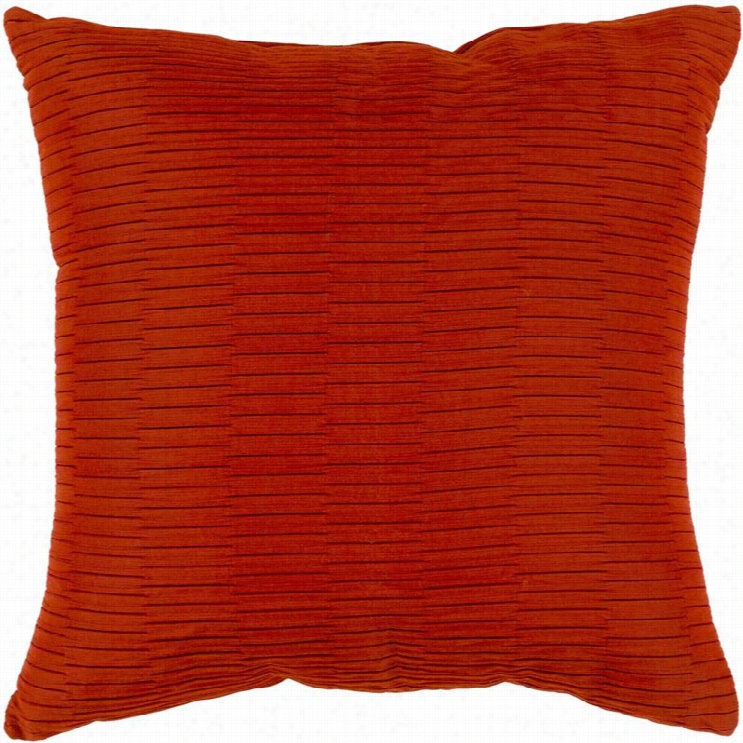 Surya Caplni Polh Fill 16 Square Pillow In Red