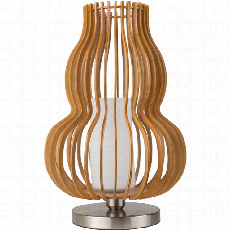 Surya Floki Metal Table Lamp In Orange