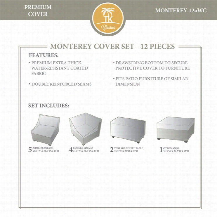 Tkc Monterey 12 Piece Winter Cover Set In Beige