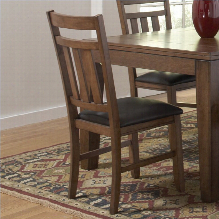 Trent Home Kirtland Dining Chair In Warm Oak